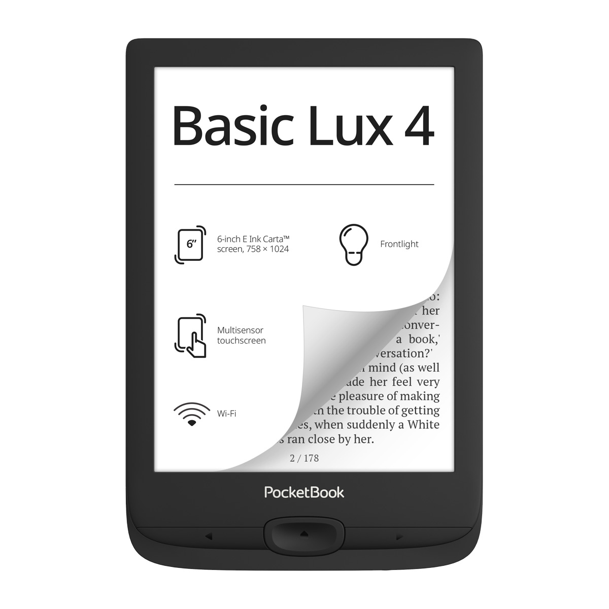 Instrukcja w języku polskim w formacie PDF do czytnika PocketBook Basic Lux 4.