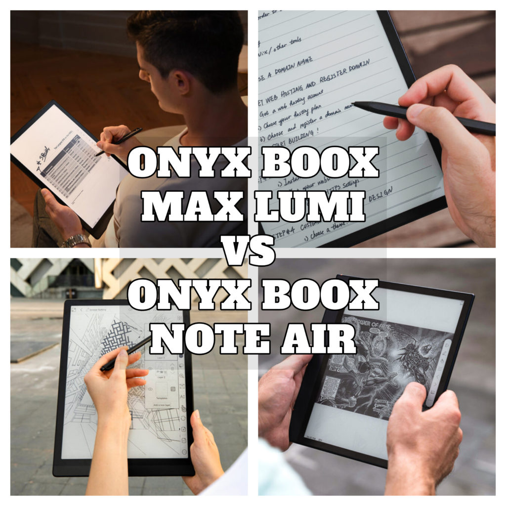 Onyx Boox Max Lumi vs Onyx Boox Note Air