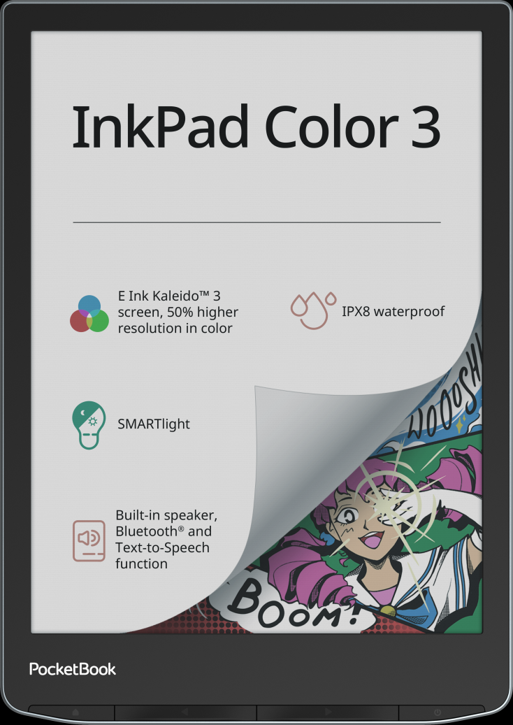 Instrukcja w języku polskim w formacie PDF do czytnika PocketBook InkPad Color 3.